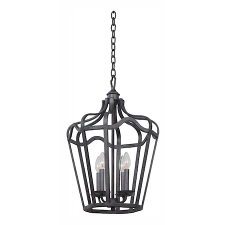 Charcoal Livingston 20in. Small Lantern